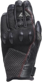 DAINESE kesztyű - KARAKUM ERGO-TEK GLOVES  BLACK/BLACK