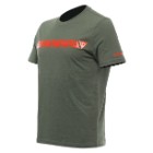 DAINESE-T-SHIRT-STRIPES-CLIMBING-IVY/FLUO-RED