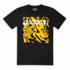 T-SHIRT-DUCATI-ART-BLACK/YELLOW
